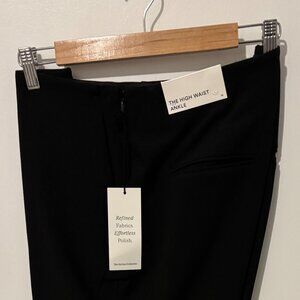 Ann Taylor Black High-Waist Ankle Pants - W Size 12